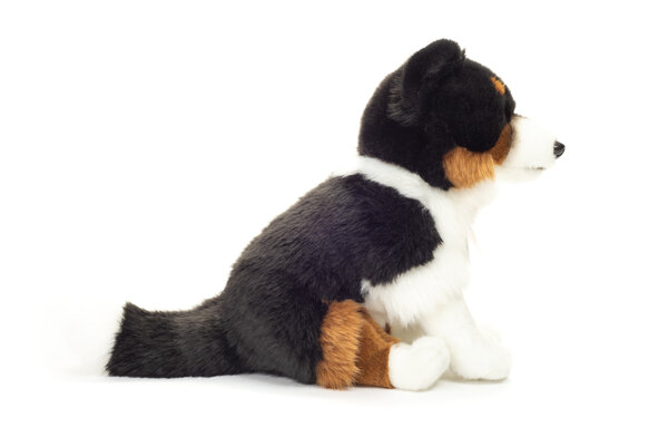 Hermann Teddy Knuffel Hond Border Collie tri-color
