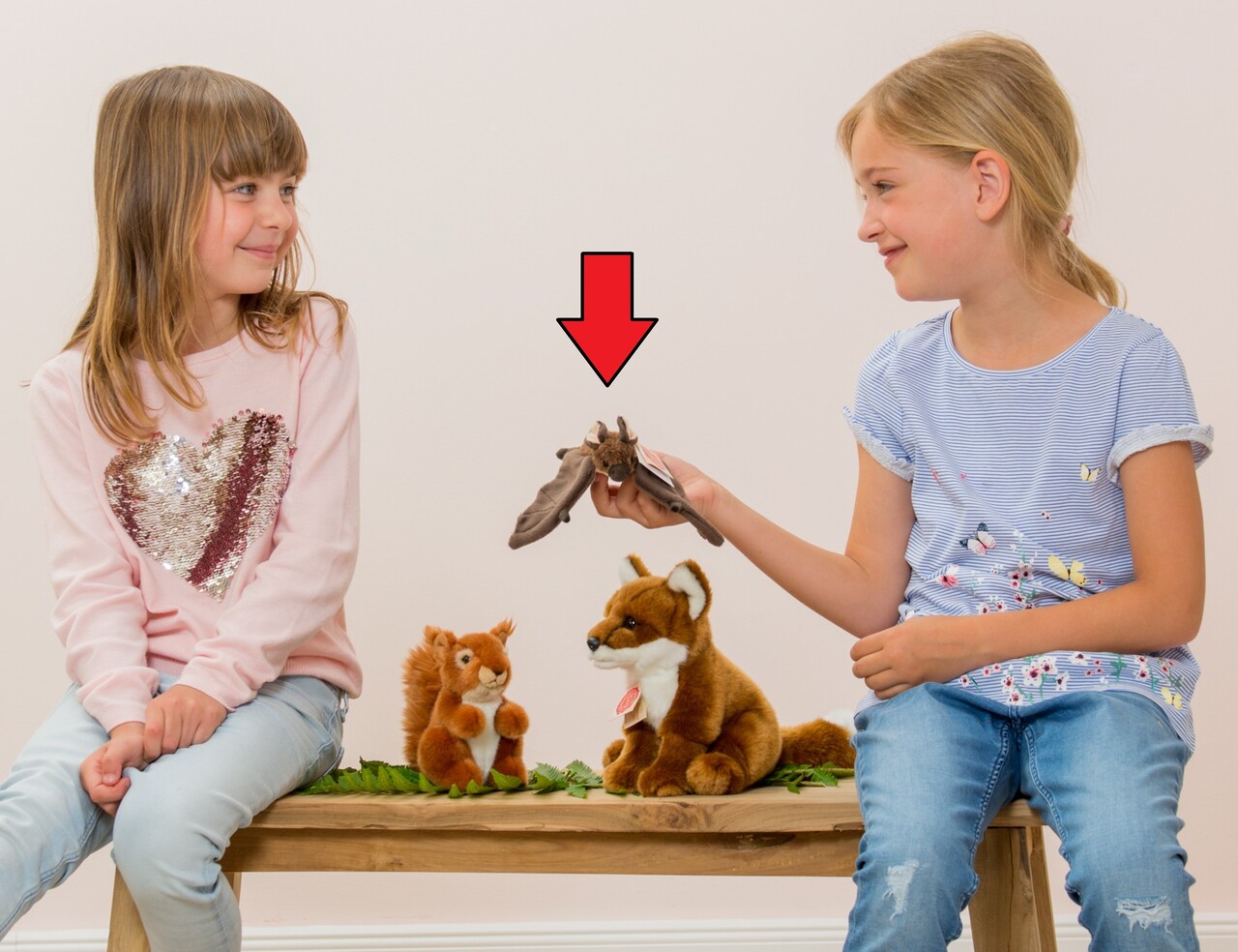 Hermann Teddy Knuffel Vleermuis Donkerbruin