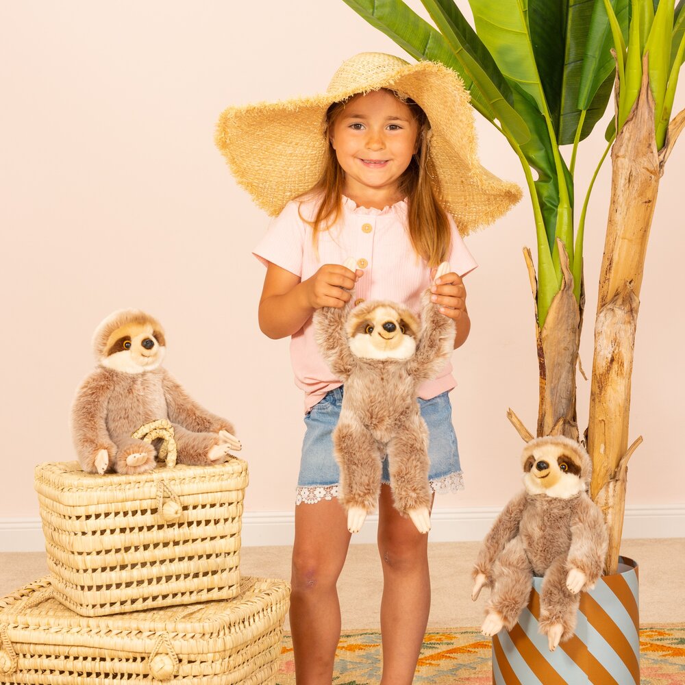 Hermann Teddy Knuffel Luiaard 22 cm