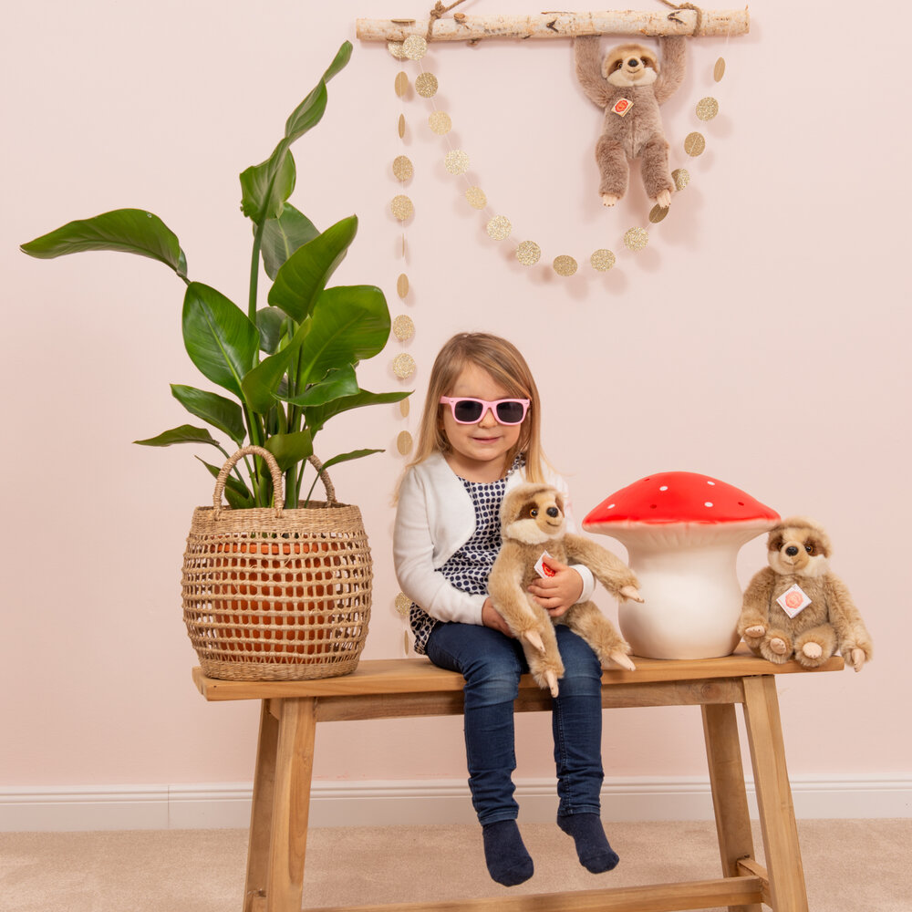 Hermann Teddy Knuffel Luiaard 22 cm