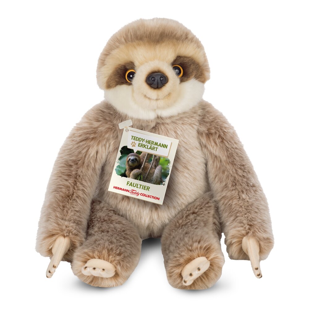 Hermann Teddy Knuffel Luiaard 22 cm