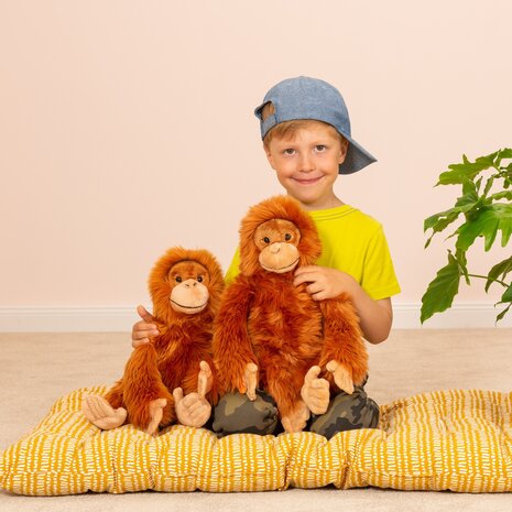 Hermann Teddy Knuffel Aap Orang Oetan 32cm