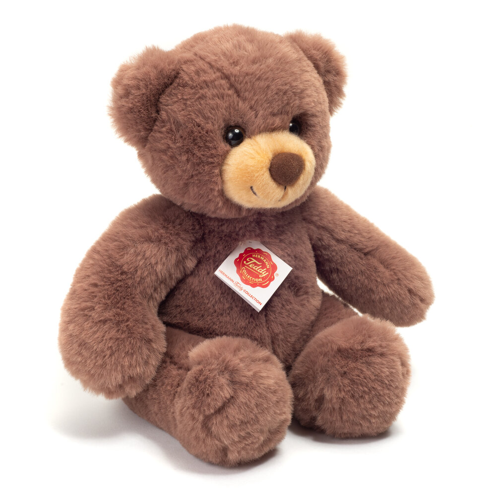 Hermann Teddy Knuffel Teddybeer Chocoladebruin 30 cm