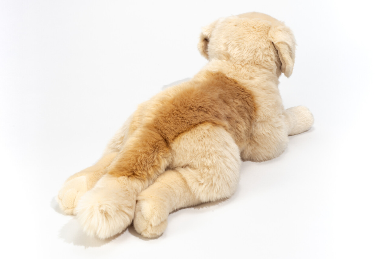 Hermann Teddy Knuffel Hond Golden Retriever Liggend 60 cm