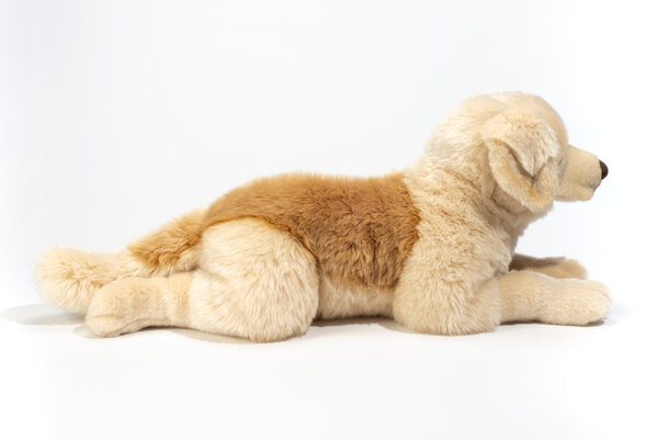 Hermann Teddy Knuffel Hond Golden Retriever Liggend 60 cm