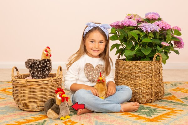 Hermann Teddy Knuffel Haan 17cm Hermann Teddy Knuffel Haan 17cm