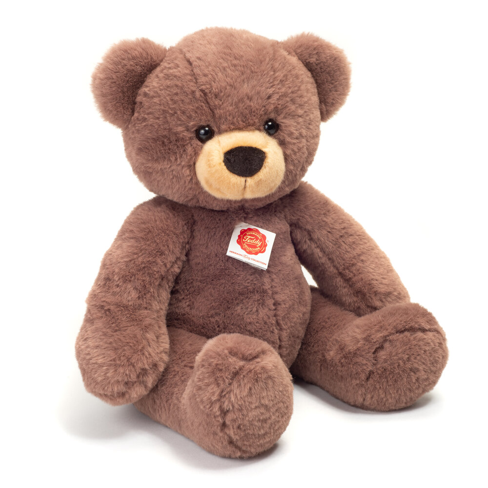Hermann Teddy Knuffel Teddybeer Chocoladebruin 30cm Hermann Teddy Knuffel Teddybeer Chocoladebruin 30cm