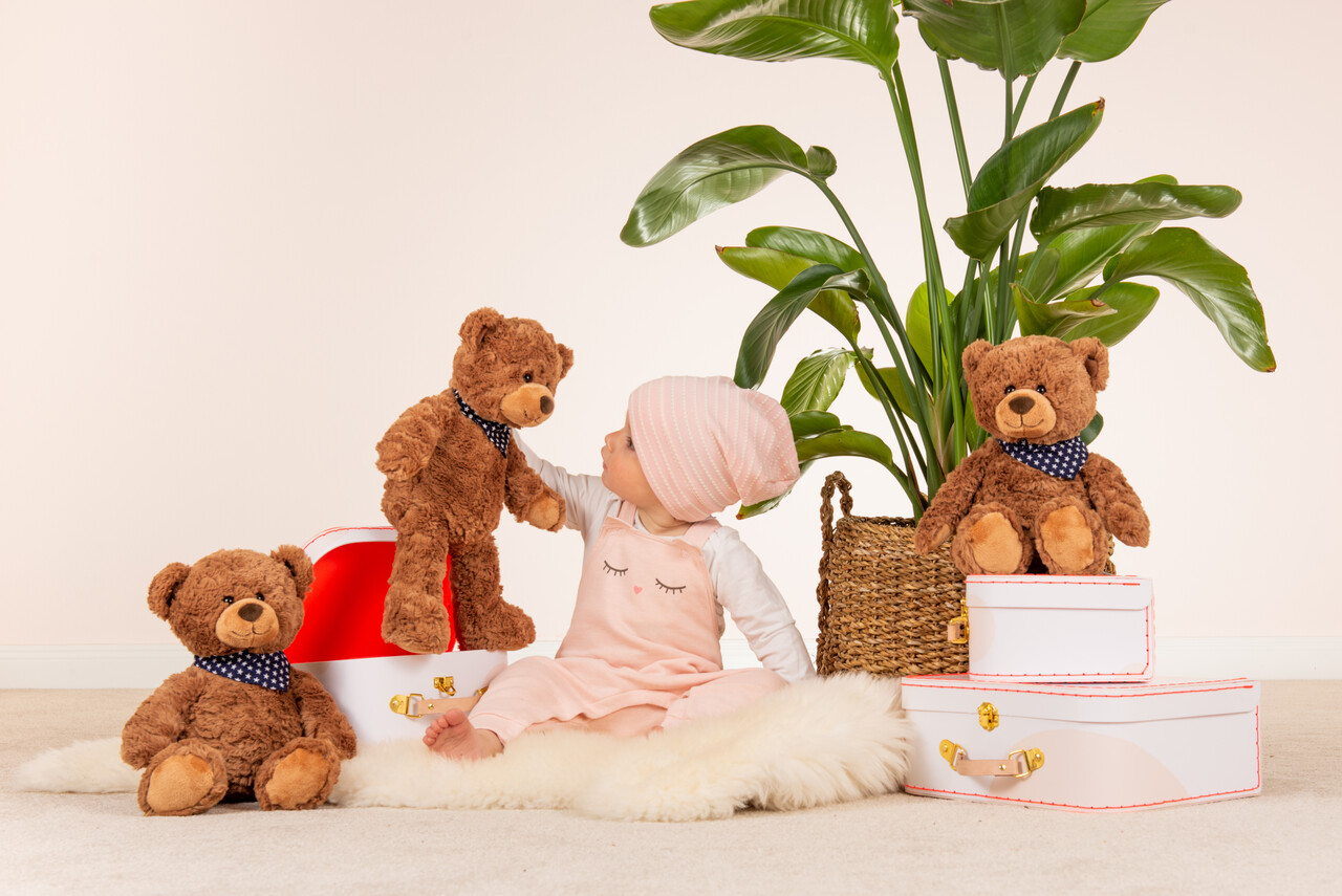 Hermann Teddy Knuffel Teddybeer Bruin 26cm