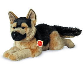 Hermann Teddy Knuffel Herdershond Liggend 60cm