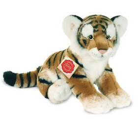 Hermann Teddy Knuffel Tijger Bruin 32cm