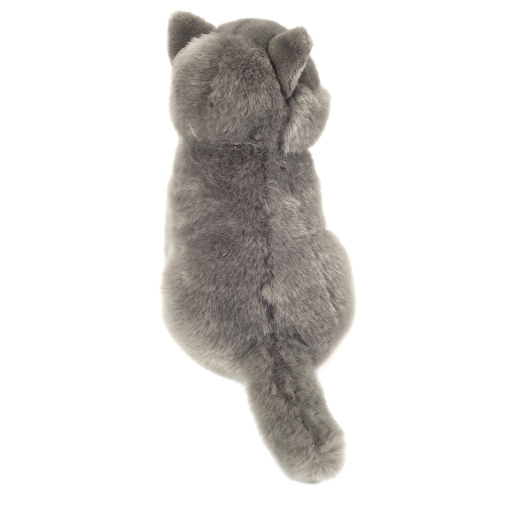 Hermann Teddy Knuffel Kat Karthuizer Chartreux 20cm
