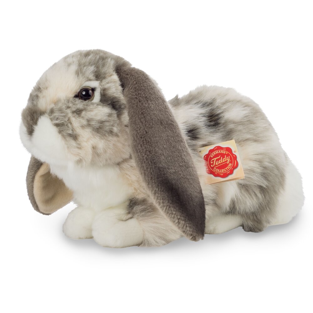 Hermann Teddy Knuffel Konijn Ram Liggend 30cm