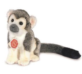 Hermann Teddy Knuffel Aap Grijs 17cm