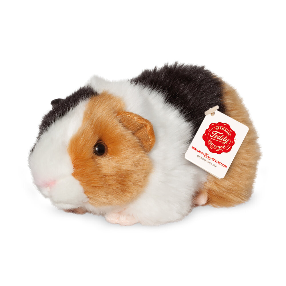 Hermann Teddy Knuffel Cavia 3-kleurig 20cm