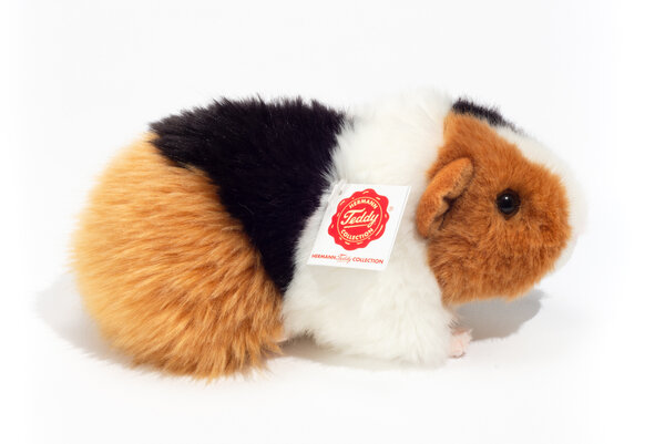 Hermann Teddy Knuffel Cavia 3-kleurig 20cm