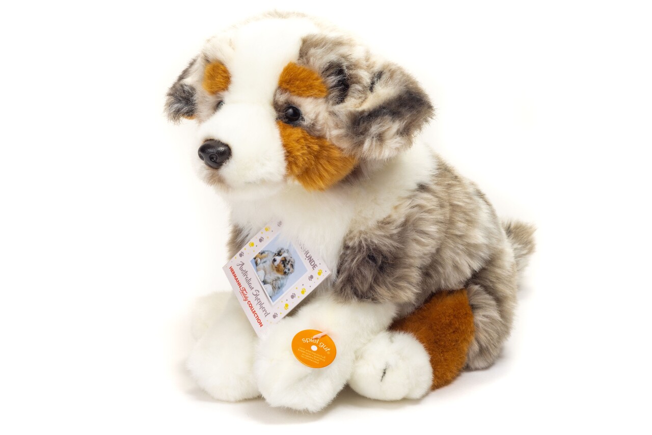Hermann Teddy Knuffel Australian Shepherd Pup 22cm