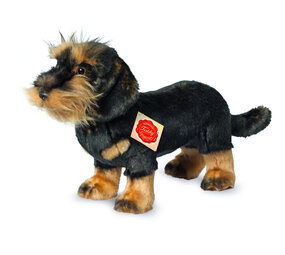 Hermann Teddy Knuffel Hond Ruwharige Teckel 28cm
