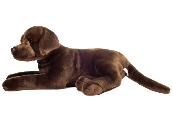 Hermann Teddy Knuffel Hond Labrador Chocoladebruin 50 cm