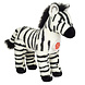 Hermann Teddy Knuffel Zebra 25 cm