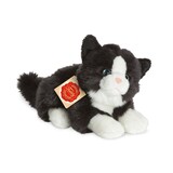 Hermann Teddy Knuffel Kat Zwart Wit 20cm Hermann Teddy Knuffel Kat Zwart Wit 20cm