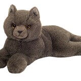 Hermann Teddy Knuffel Karthuizer Kat Liggend 36 cm
