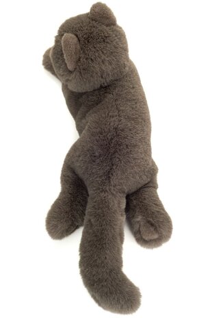 Hermann Teddy Knuffel Karthuizer Kat Liggend 36 cm