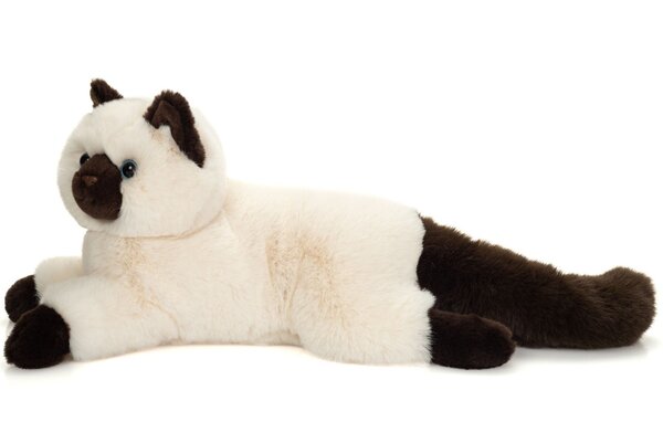 Hermann Teddy Knuffel Birmese Kat Liggend 36 cm