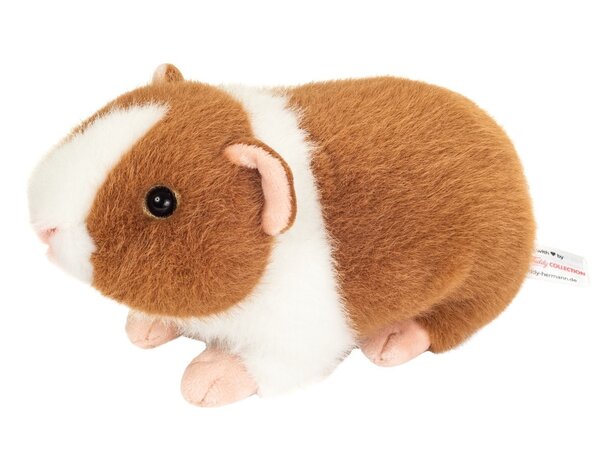 Hermann Teddy Knuffel Cavia Lichtbruin-Wit 19 cm