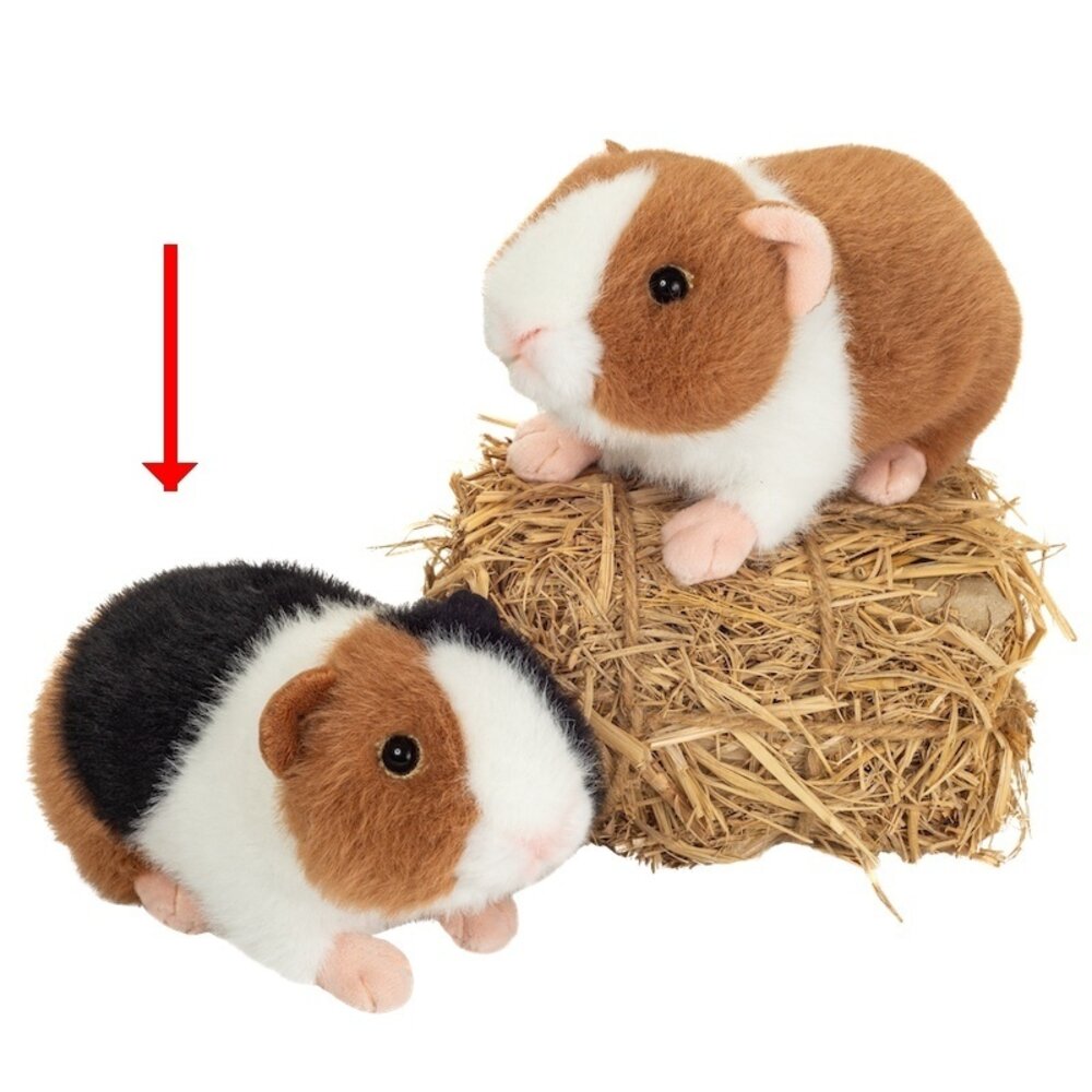 Hermann Teddy Knuffel Cavia 3-kleurig 19 cm