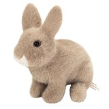 Hermann Teddy Knuffel Konijn Zittend Grijs 20 cm