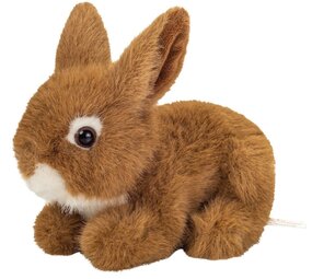 Hermann Teddy Knuffel Konijn Zittend Bruin 17 cm Hermann Teddy Knuffel Konijn Zittend Bruin 17 cm