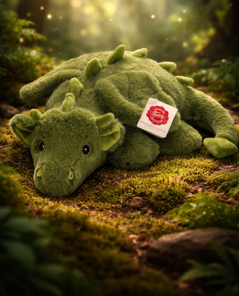 Hermann Teddy Knuffel Draak Cleo 32 cm Hermann Teddy Knuffel Draak Cleo 32 cm