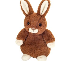 Hermann Teddy Knuffel Konijn Luna Donkerbruin 20 cm