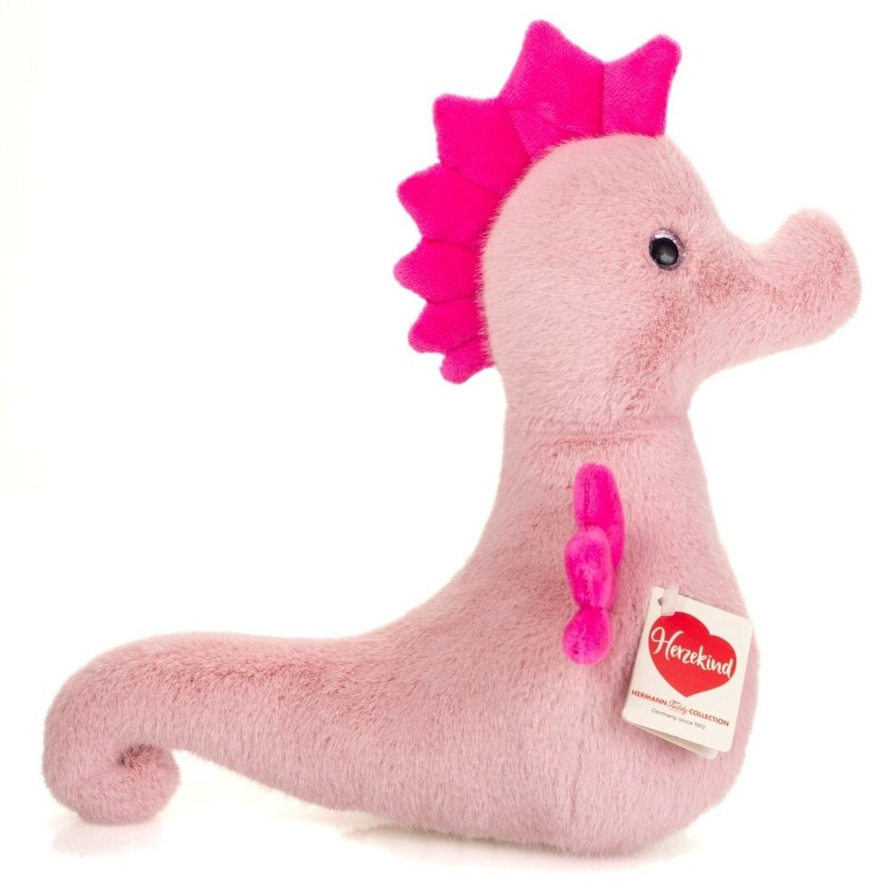 Hermann Teddy Knuffel Zeepaardje Alba Roze 23 cm