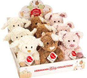 Hermann Teddy Knuffel Boerderijdier 20 cm
