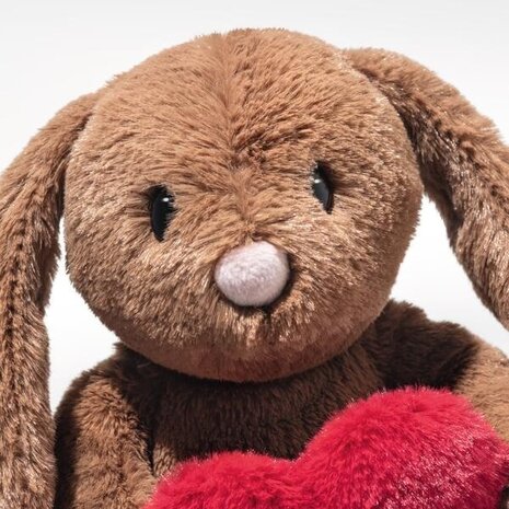 Steiff Knuffel Hoppie Rabbit Love Bruin 16cm