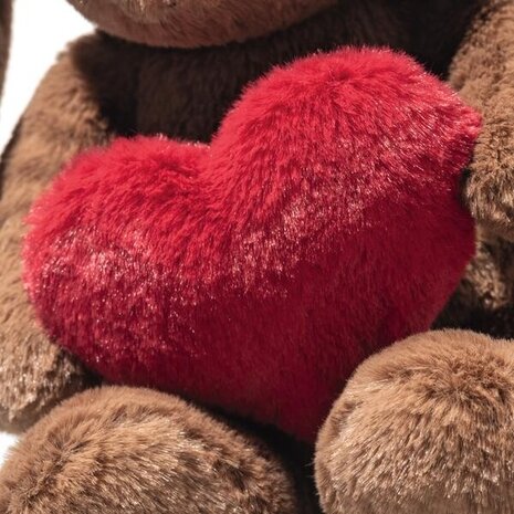 Steiff Knuffel Hoppie Rabbit Love Bruin 16cm