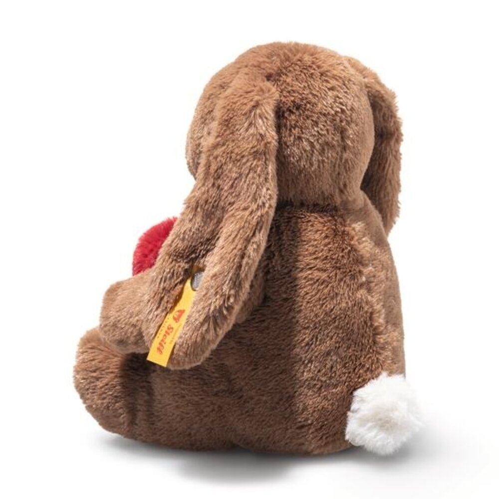 Steiff Knuffel Hoppie Rabbit Love Bruin 16cm