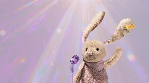 Steiff Knuffel Hoppie Rabbit Cowgirl Multicolor 32cm