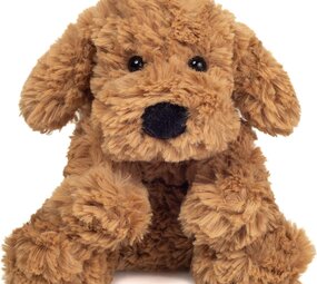 Hermann Teddy Knuffelhond Puppy Lichtbruin 20cm