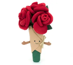 Jellycat Knuffel Amuseables Rose Bouquet Jellycat Knuffel Amuseables Rose Bouquet