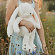 Bunnies by the bay Knuffel Floppy Nibble Konijn Creme 34cm Bunnies by the bay Knuffel Floppy Nibble Konijn Creme 34cm