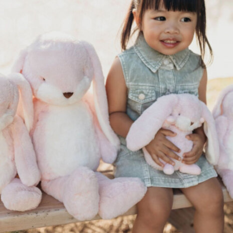 Bunnies by the bay Knuffel Floppy Nibble Konijn Roze 52cm