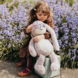 Bunnies by the bay Knuffel Floppy Nibble Konijn Lila 52cm Bunnies by the bay Knuffel Floppy Nibble Konijn Lila 52cm
