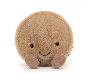 Jellycat Knuffel Amuseables Mona Macaron (Chocolate)