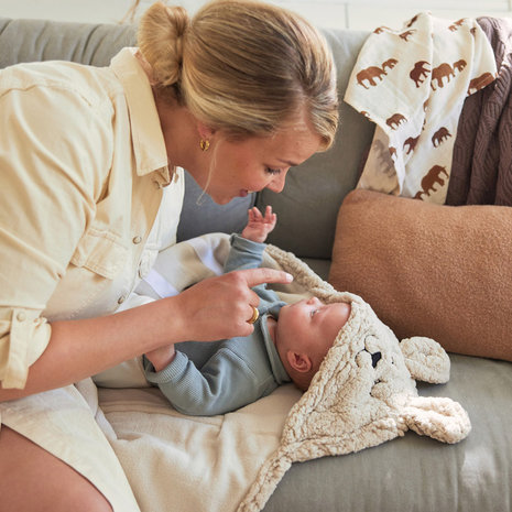 Jollein Wikkeldeken Bunny Nougat