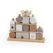 Label Label Stapelblokken huisje - Nougat Label Label Stapelblokken huisje - Nougat