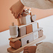Label Label Stapelblokken huisje - Nougat Label Label Stapelblokken huisje - Nougat