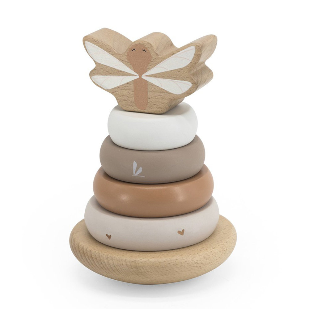 Label Label Stapelringen Nougat Label Label Stapelringen Nougat