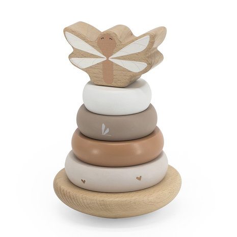 Label Label Stapelringen Nougat Label Label Stapelringen Nougat